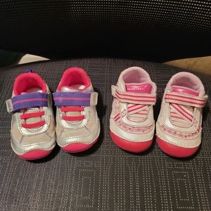 Stride Rite Baby Girl Shoes Bundle Size 3 & 4